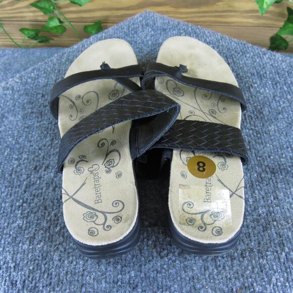 Baretraps Women's Jessie Flip Flop Black Synthetic Sz 8 Medium Gently Used 2025 - Picture 4 of 6